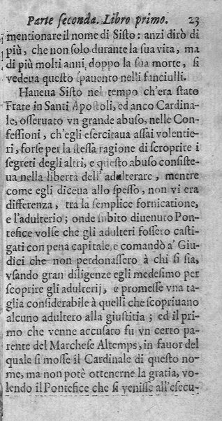 [Vita di Sisto 5. pontefice romano. Scritta dal signor Geltio Rogeri, all'instanza di Gregorio Leti, parte prima [-seconda]] 2