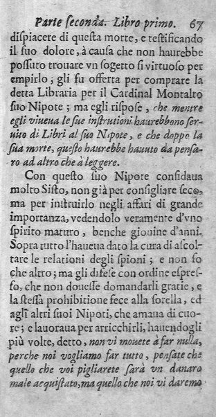 [Vita di Sisto 5. pontefice romano. Scritta dal signor Geltio Rogeri, all'instanza di Gregorio Leti, parte prima [-seconda]] 2