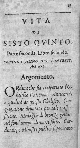 [Vita di Sisto 5. pontefice romano. Scritta dal signor Geltio Rogeri, all'instanza di Gregorio Leti, parte prima [-seconda]] 2