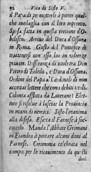 [Vita di Sisto 5. pontefice romano. Scritta dal signor Geltio Rogeri, all'instanza di Gregorio Leti, parte prima [-seconda]] 2