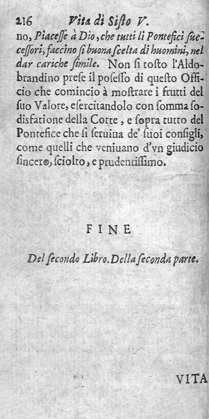 [Vita di Sisto 5. pontefice romano. Scritta dal signor Geltio Rogeri, all'instanza di Gregorio Leti, parte prima [-seconda]] 2
