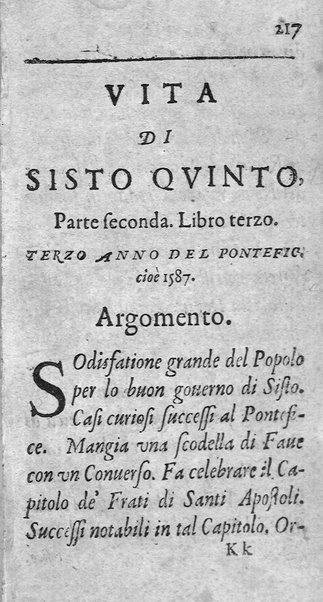 [Vita di Sisto 5. pontefice romano. Scritta dal signor Geltio Rogeri, all'instanza di Gregorio Leti, parte prima [-seconda]] 2