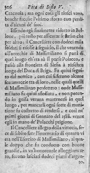 [Vita di Sisto 5. pontefice romano. Scritta dal signor Geltio Rogeri, all'instanza di Gregorio Leti, parte prima [-seconda]] 2