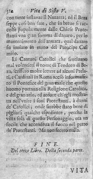 [Vita di Sisto 5. pontefice romano. Scritta dal signor Geltio Rogeri, all'instanza di Gregorio Leti, parte prima [-seconda]] 2