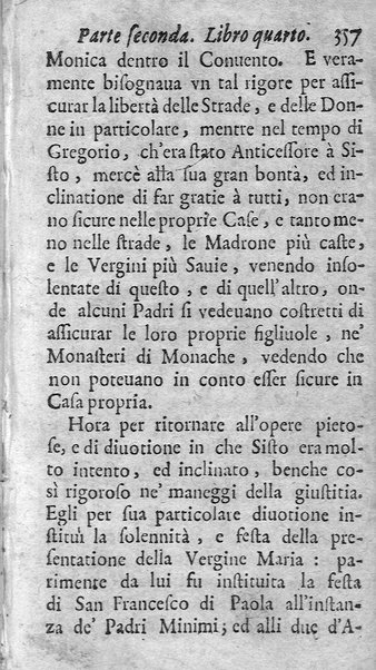 [Vita di Sisto 5. pontefice romano. Scritta dal signor Geltio Rogeri, all'instanza di Gregorio Leti, parte prima [-seconda]] 2