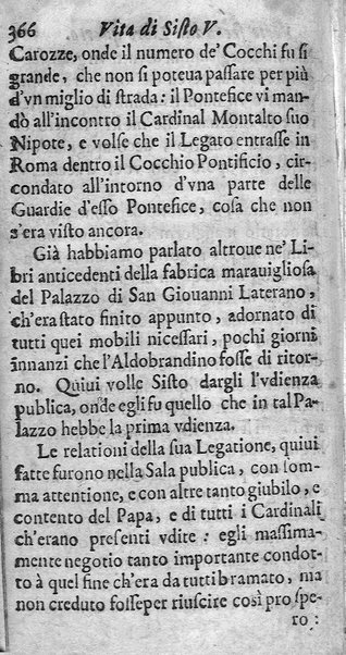 [Vita di Sisto 5. pontefice romano. Scritta dal signor Geltio Rogeri, all'instanza di Gregorio Leti, parte prima [-seconda]] 2