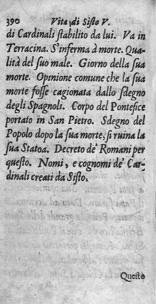 [Vita di Sisto 5. pontefice romano. Scritta dal signor Geltio Rogeri, all'instanza di Gregorio Leti, parte prima [-seconda]] 2