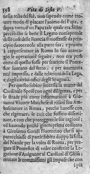 [Vita di Sisto 5. pontefice romano. Scritta dal signor Geltio Rogeri, all'instanza di Gregorio Leti, parte prima [-seconda]] 2