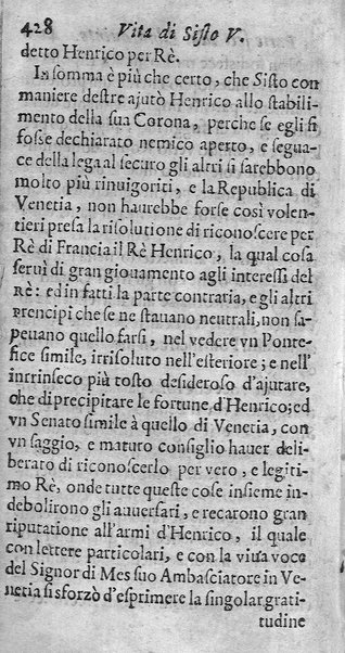 [Vita di Sisto 5. pontefice romano. Scritta dal signor Geltio Rogeri, all'instanza di Gregorio Leti, parte prima [-seconda]] 2