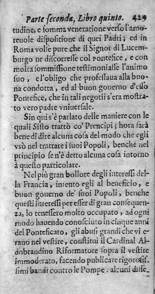 [Vita di Sisto 5. pontefice romano. Scritta dal signor Geltio Rogeri, all'instanza di Gregorio Leti, parte prima [-seconda]] 2