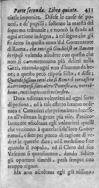 [Vita di Sisto 5. pontefice romano. Scritta dal signor Geltio Rogeri, all'instanza di Gregorio Leti, parte prima [-seconda]] 2