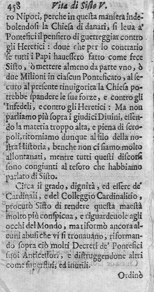 [Vita di Sisto 5. pontefice romano. Scritta dal signor Geltio Rogeri, all'instanza di Gregorio Leti, parte prima [-seconda]] 2