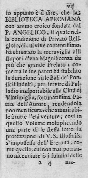 La Biblioteca Aprosiana passatempo autunnale di Cornelio Aspasio Antivigilmi trà Vagabondi di Tabbia detto l'Aggirato ...