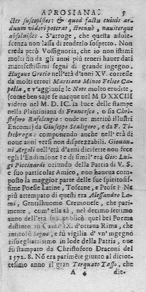 La Biblioteca Aprosiana passatempo autunnale di Cornelio Aspasio Antivigilmi trà Vagabondi di Tabbia detto l'Aggirato ...