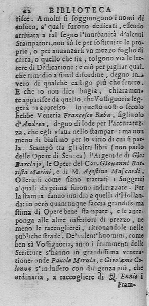 La Biblioteca Aprosiana passatempo autunnale di Cornelio Aspasio Antivigilmi trà Vagabondi di Tabbia detto l'Aggirato ...