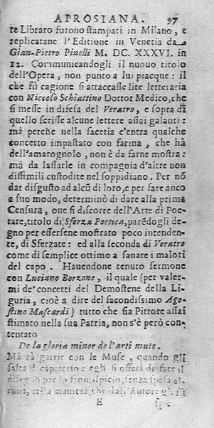 La Biblioteca Aprosiana passatempo autunnale di Cornelio Aspasio Antivigilmi trà Vagabondi di Tabbia detto l'Aggirato ...