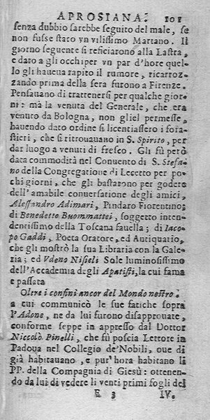 La Biblioteca Aprosiana passatempo autunnale di Cornelio Aspasio Antivigilmi trà Vagabondi di Tabbia detto l'Aggirato ...