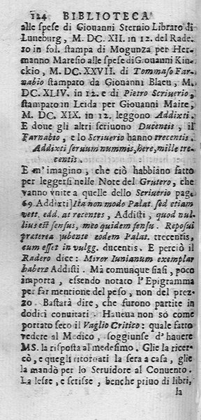 La Biblioteca Aprosiana passatempo autunnale di Cornelio Aspasio Antivigilmi trà Vagabondi di Tabbia detto l'Aggirato ...