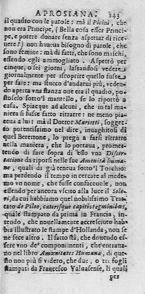 La Biblioteca Aprosiana passatempo autunnale di Cornelio Aspasio Antivigilmi trà Vagabondi di Tabbia detto l'Aggirato ...