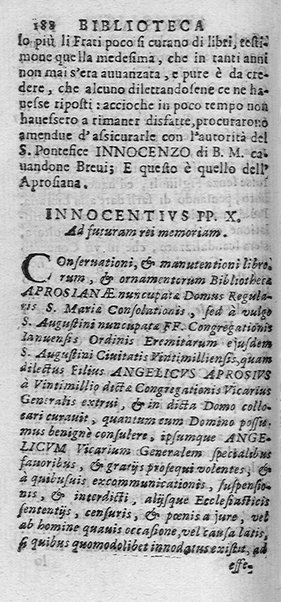 La Biblioteca Aprosiana passatempo autunnale di Cornelio Aspasio Antivigilmi trà Vagabondi di Tabbia detto l'Aggirato ...