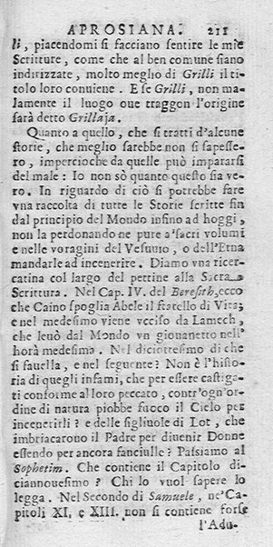 La Biblioteca Aprosiana passatempo autunnale di Cornelio Aspasio Antivigilmi trà Vagabondi di Tabbia detto l'Aggirato ...