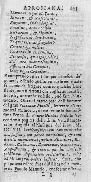 La Biblioteca Aprosiana passatempo autunnale di Cornelio Aspasio Antivigilmi trà Vagabondi di Tabbia detto l'Aggirato ...