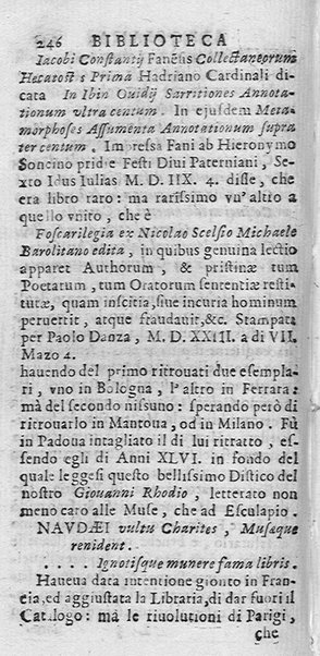 La Biblioteca Aprosiana passatempo autunnale di Cornelio Aspasio Antivigilmi trà Vagabondi di Tabbia detto l'Aggirato ...