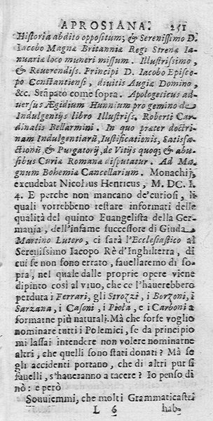 La Biblioteca Aprosiana passatempo autunnale di Cornelio Aspasio Antivigilmi trà Vagabondi di Tabbia detto l'Aggirato ...