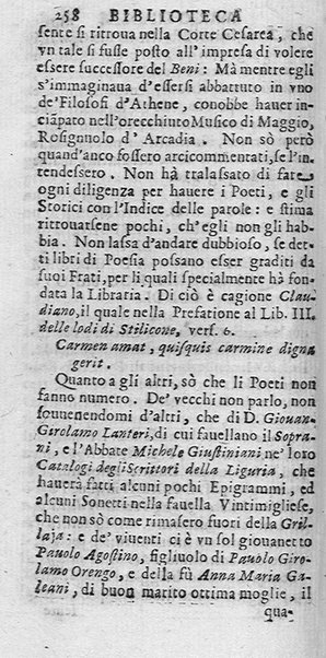 La Biblioteca Aprosiana passatempo autunnale di Cornelio Aspasio Antivigilmi trà Vagabondi di Tabbia detto l'Aggirato ...