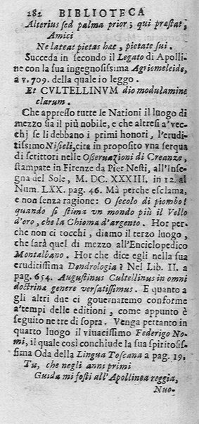 La Biblioteca Aprosiana passatempo autunnale di Cornelio Aspasio Antivigilmi trà Vagabondi di Tabbia detto l'Aggirato ...