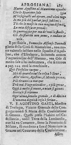 La Biblioteca Aprosiana passatempo autunnale di Cornelio Aspasio Antivigilmi trà Vagabondi di Tabbia detto l'Aggirato ...