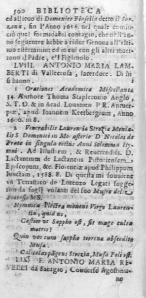 La Biblioteca Aprosiana passatempo autunnale di Cornelio Aspasio Antivigilmi trà Vagabondi di Tabbia detto l'Aggirato ...