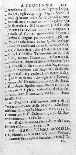 La Biblioteca Aprosiana passatempo autunnale di Cornelio Aspasio Antivigilmi trà Vagabondi di Tabbia detto l'Aggirato ...