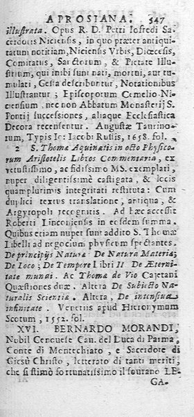 La Biblioteca Aprosiana passatempo autunnale di Cornelio Aspasio Antivigilmi trà Vagabondi di Tabbia detto l'Aggirato ...