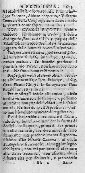 La Biblioteca Aprosiana passatempo autunnale di Cornelio Aspasio Antivigilmi trà Vagabondi di Tabbia detto l'Aggirato ...