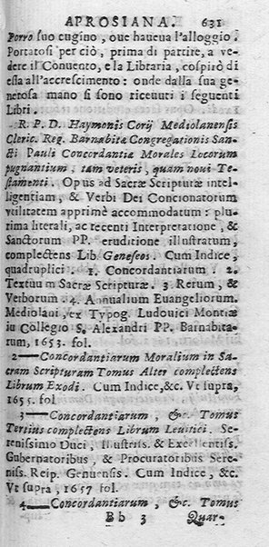 La Biblioteca Aprosiana passatempo autunnale di Cornelio Aspasio Antivigilmi trà Vagabondi di Tabbia detto l'Aggirato ...