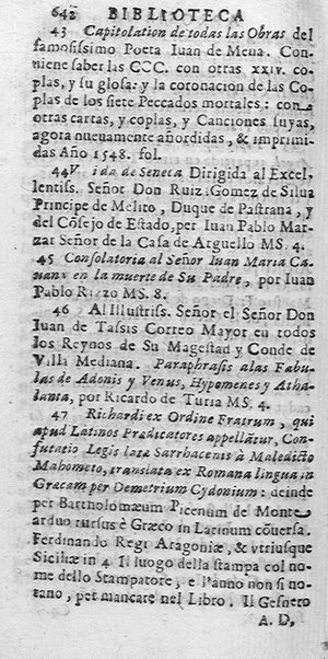 La Biblioteca Aprosiana passatempo autunnale di Cornelio Aspasio Antivigilmi trà Vagabondi di Tabbia detto l'Aggirato ...