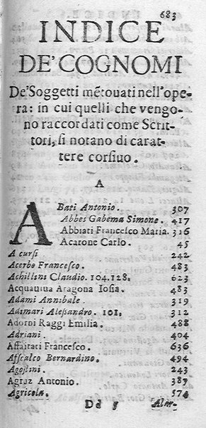 La Biblioteca Aprosiana passatempo autunnale di Cornelio Aspasio Antivigilmi trà Vagabondi di Tabbia detto l'Aggirato ...