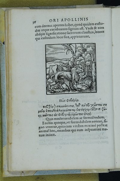 Horou Apollonos Neiloou hieroglyphika. Ori Apollinis Niliaci, De sacris notis & sculpturis libri duo, vbi ad fidem vetusti codicis manu scripti restituta sunt loca permulta, corrupta ante ac deplorata. Quibus accessit uersio recens, per Io. Mercerum Vticensem concinnata, & obseruationes non infrugiferae