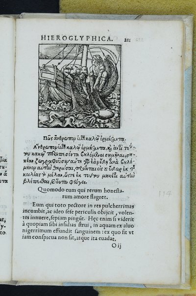 Horou Apollonos Neiloou hieroglyphika. Ori Apollinis Niliaci, De sacris notis & sculpturis libri duo, vbi ad fidem vetusti codicis manu scripti restituta sunt loca permulta, corrupta ante ac deplorata. Quibus accessit uersio recens, per Io. Mercerum Vticensem concinnata, & obseruationes non infrugiferae