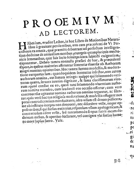 De motionibus naturalibus a grauitate pendentibus, liber Io. Alphonsi Borrelli in Academia Pisana matheseos professoris