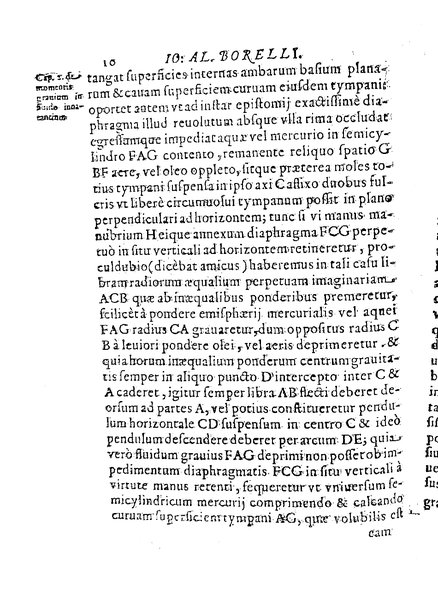 De motionibus naturalibus a grauitate pendentibus, liber Io. Alphonsi Borrelli in Academia Pisana matheseos professoris