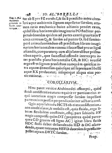 De motionibus naturalibus a grauitate pendentibus, liber Io. Alphonsi Borrelli in Academia Pisana matheseos professoris