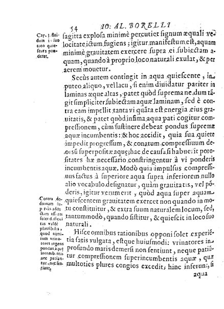 De motionibus naturalibus a grauitate pendentibus, liber Io. Alphonsi Borrelli in Academia Pisana matheseos professoris