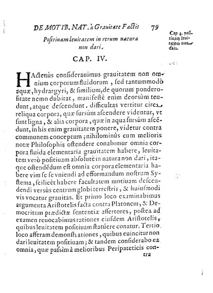 De motionibus naturalibus a grauitate pendentibus, liber Io. Alphonsi Borrelli in Academia Pisana matheseos professoris