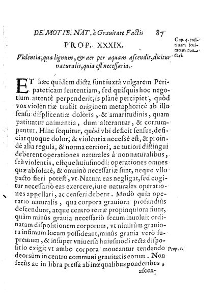 De motionibus naturalibus a grauitate pendentibus, liber Io. Alphonsi Borrelli in Academia Pisana matheseos professoris