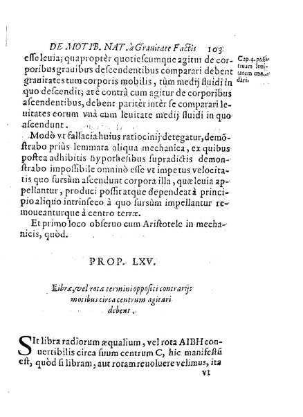 De motionibus naturalibus a grauitate pendentibus, liber Io. Alphonsi Borrelli in Academia Pisana matheseos professoris