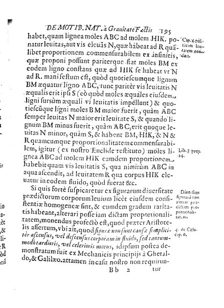 De motionibus naturalibus a grauitate pendentibus, liber Io. Alphonsi Borrelli in Academia Pisana matheseos professoris