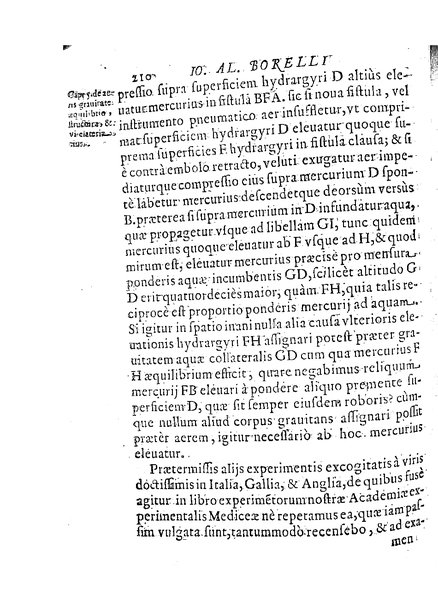 De motionibus naturalibus a grauitate pendentibus, liber Io. Alphonsi Borrelli in Academia Pisana matheseos professoris