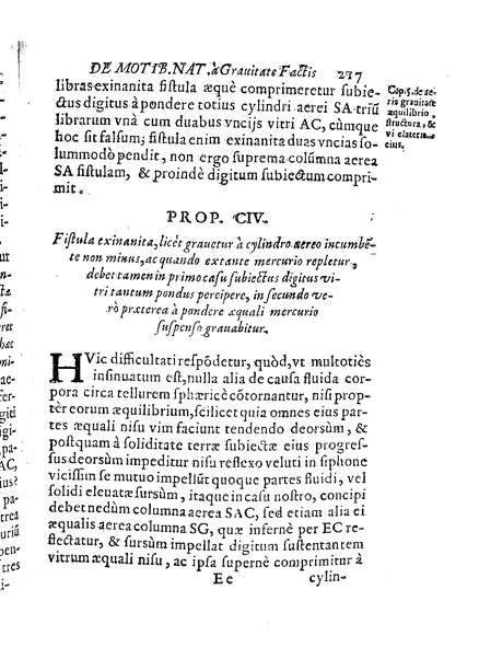 De motionibus naturalibus a grauitate pendentibus, liber Io. Alphonsi Borrelli in Academia Pisana matheseos professoris